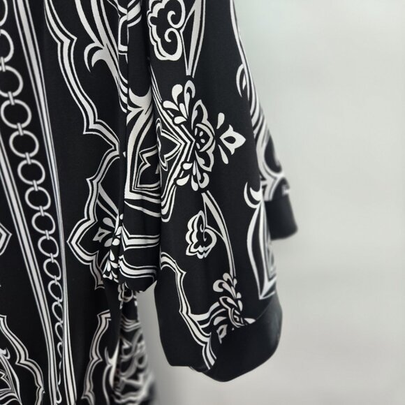 White House Black Market Blousson Wide Sleeve Tunic Top Size XS - Picture 6 of 10